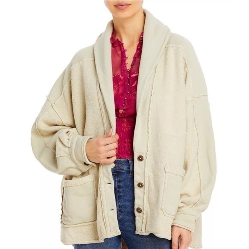 Free People Jordan Jacket In Washed Muslin, women’s jacket, coat size S